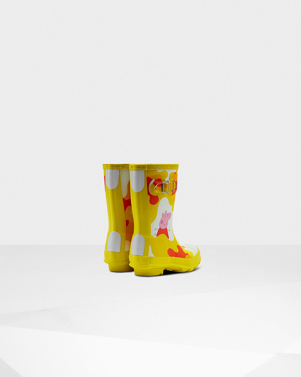 Kids Hunter Rain Boots Yellow - Original Little Peppa Pig - 1974385-DB